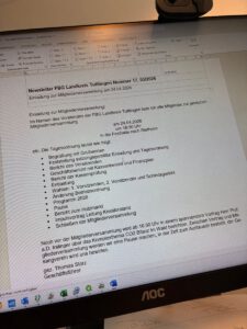 Mitgliederversammlung 24.04.2026
